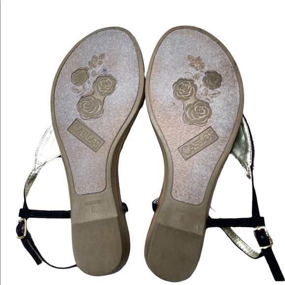 Carlos by Carlos Santana Rhinestone & Beaded Feather Sandals - Picture 5 of 7